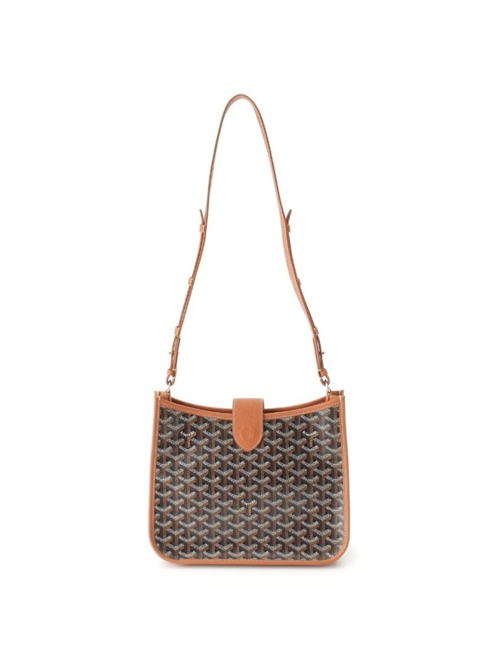 Goyard Musette PM Leather Shoulder Bag Black